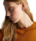 Suzanne Kalan 18kt rose gold drop earrings with gemstones