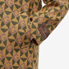 Gucci Men's Horse Bit Monogram Coat in Tan