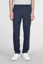 Theory Pants In Blue Linen