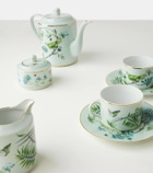 Aquazzura Casa Secret Garden set of 2 teacups and saucers