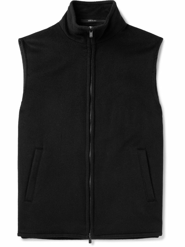 Photo: Saman Amel - Cashmere Gilet - Black