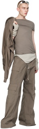 Rick Owens Gray Cargobelas Cargo Pants