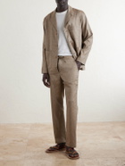 Frescobol Carioca - Straight-Leg Cotton Suit Trousers - Neutrals