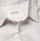 Noon Goons - Snake-Print Woven Shirt - Men - Cream