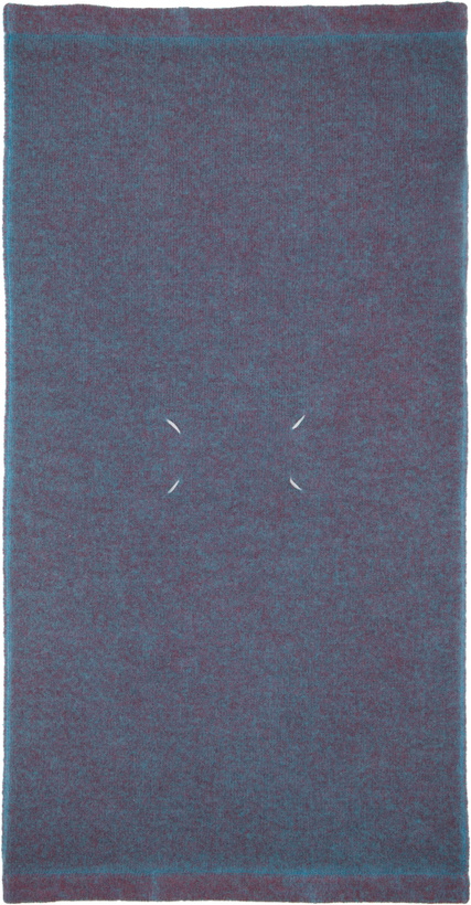 Photo: Maison Margiela Blue Knit Scarf