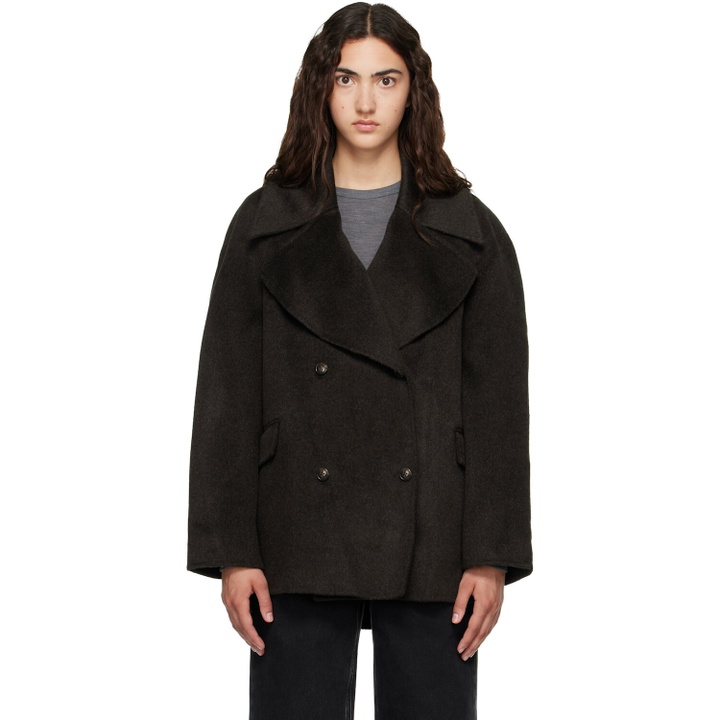 Photo: Loulou de Saison Brown NEIL Double Breasted Jacket