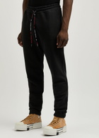 Vivienne Westwood Orb-embroidered Cotton Sweatpants Black