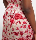Isabel Marant Hilza floral jacquard maxi skirt