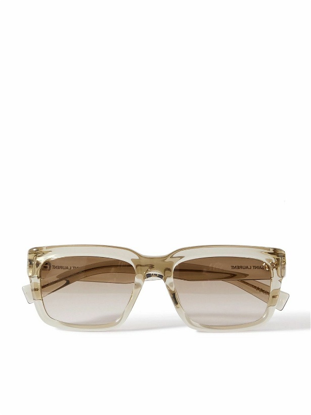 Photo: SAINT LAURENT - Square-Frame Acetate Sunglasses