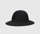 Borsalino Emi Alessandria Brushed Felt With Pearls Elastic Hatband Rollable
