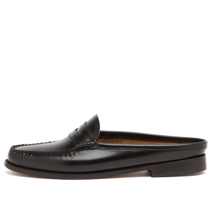 Photo: Bass Weejuns Women's Penny Mule Loafer in Black Leather