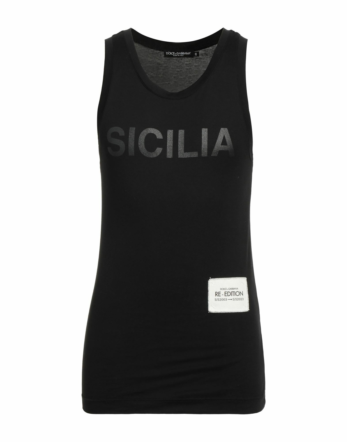Dolce & gabbana Mens Tank top in Black