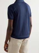 Loro Piana - Cotton Polo Shirt - Blue