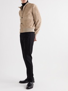 Mr P. - Harrington Suede Jacket - Neutrals