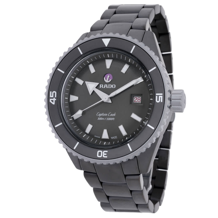 Photo: Rado Captain Cook Automatic Green Dial Mens Watch R32130312