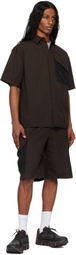 A-COLD-WALL* Brown Brunswick Cargo Shorts