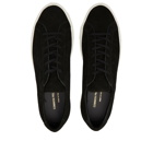 Common Projects Men's Achilles Low Waxed Suede Sneakers in Black