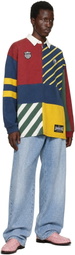 AMBUSH Multicolor Patchwork Rugby Polo