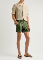 Gusari The London Shell Swim Shorts Green