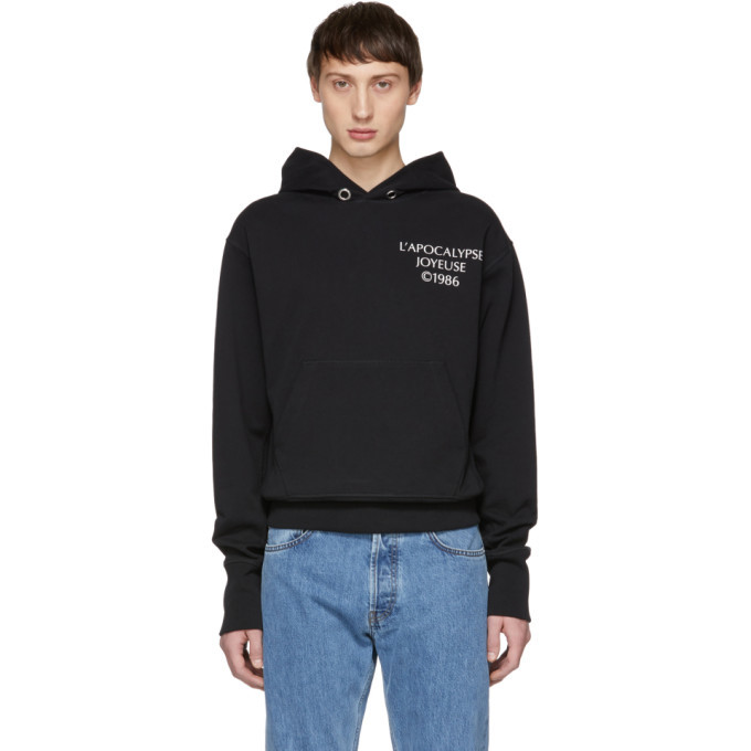 Photo: Helmut Lang Black Logo Hack Hoodie