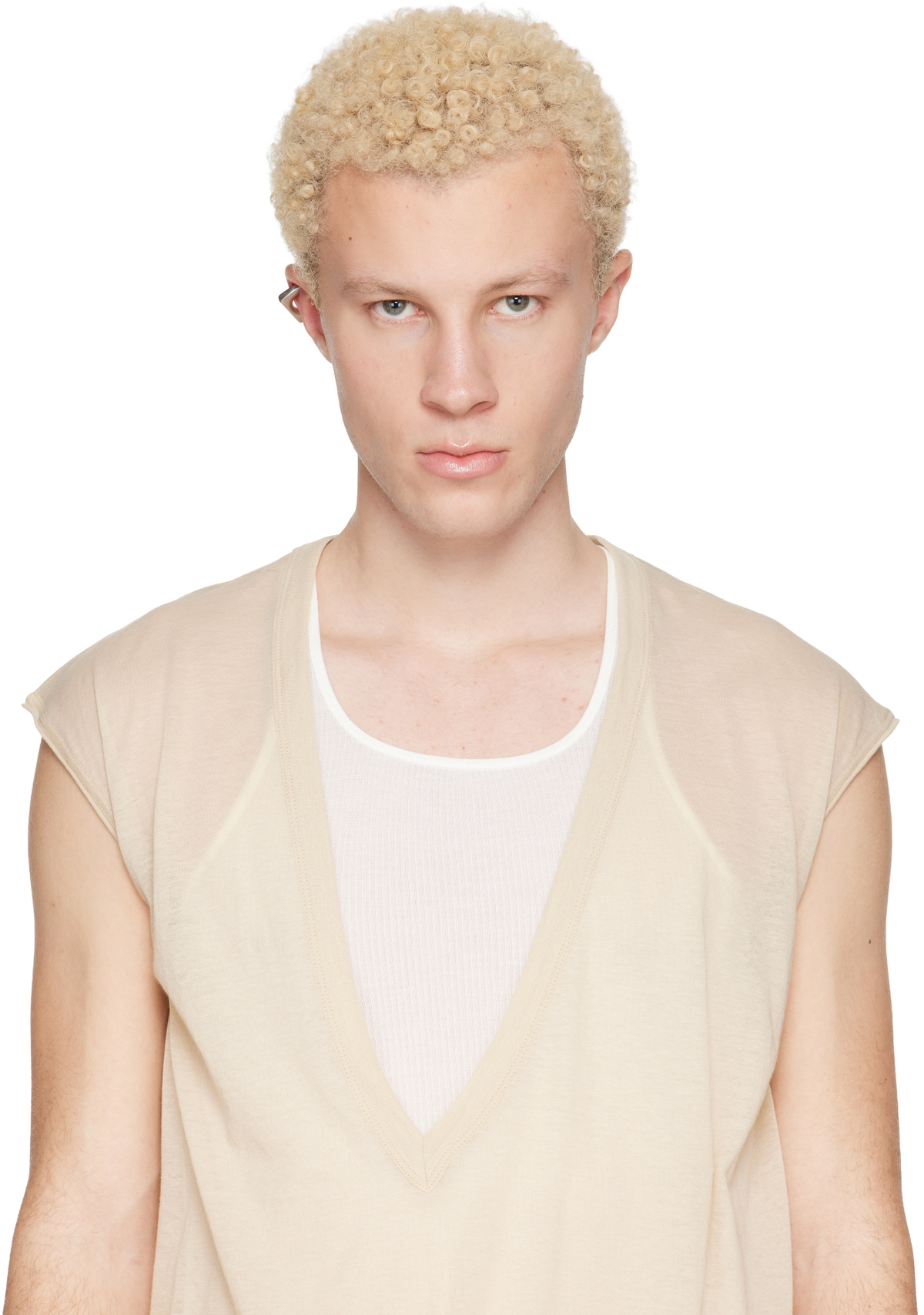 Rick Owens Round Prong Ear Cuff