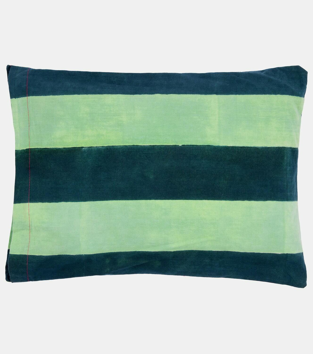 Lisa Corti Ankara Aqua rectangular cotton cushion