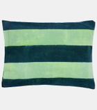 Lisa Corti Ankara Aqua rectangular cotton cushion