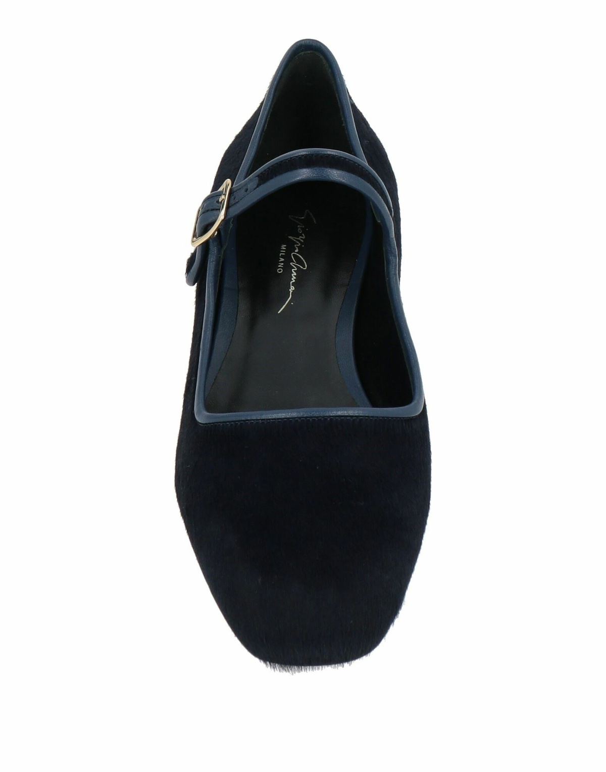 Giorgio Armani Womens Ballet flats Midnight in Blue