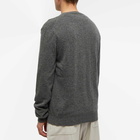 Comme des Garçons Play Men's Invader Heart V-Neck Knit in Grey