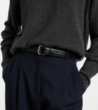 The Row Classic leather belt
