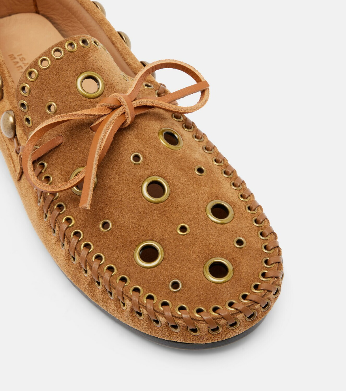 Isabel Marant Fitza studded suede loafers