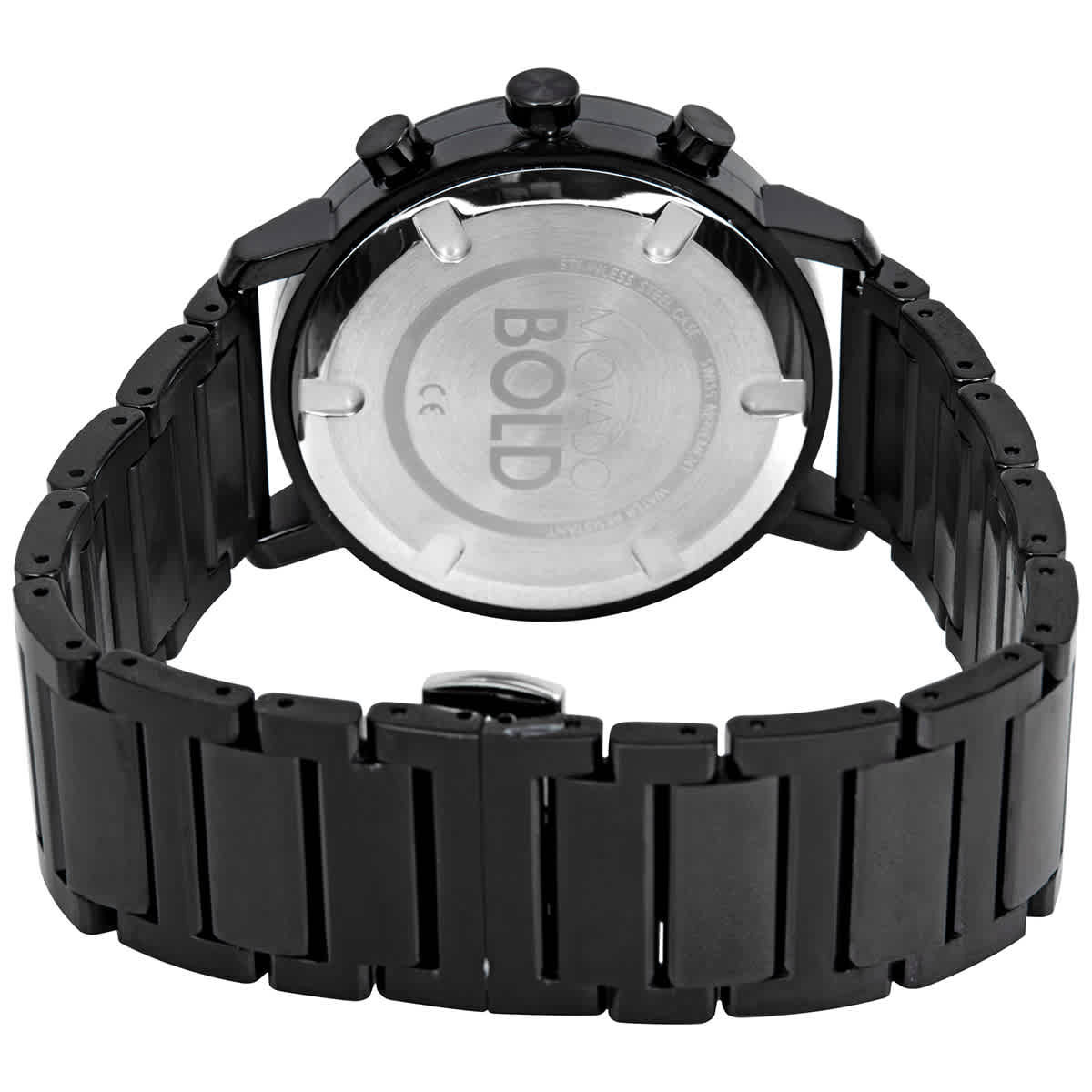 Movado BOLD Evolution Chronograph Quartz Black Dial Mens Watch 3600684