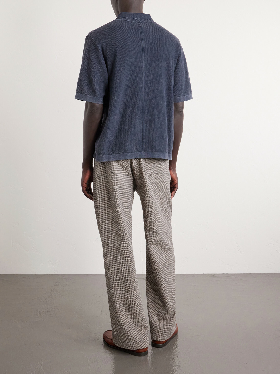 Corridor - Cotton-Piqué Polo Shirt - Black
