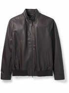 Brioni - Leather Jacket - Brown