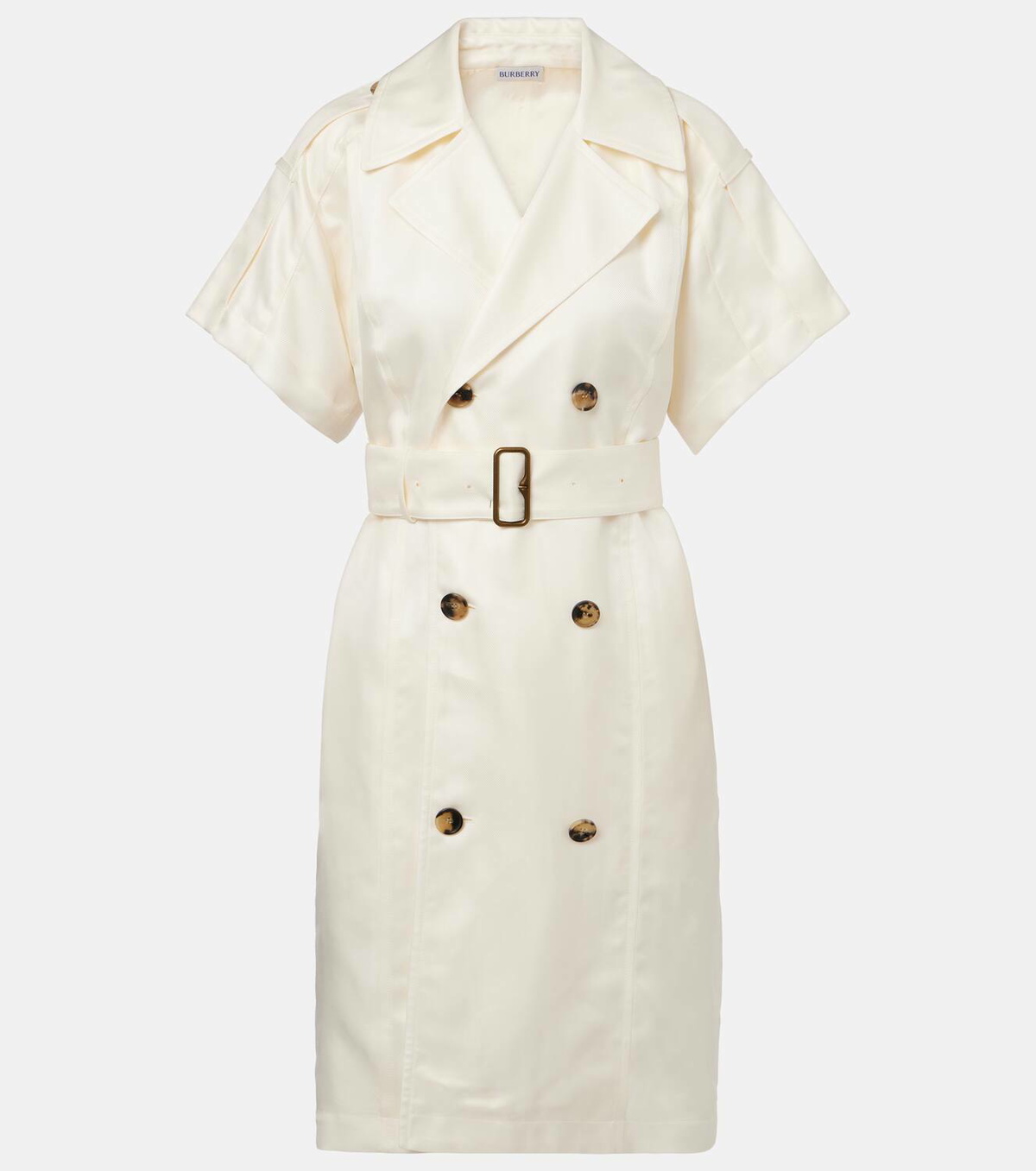 Burberry Belted midi dress