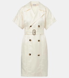 Burberry Belted midi dress