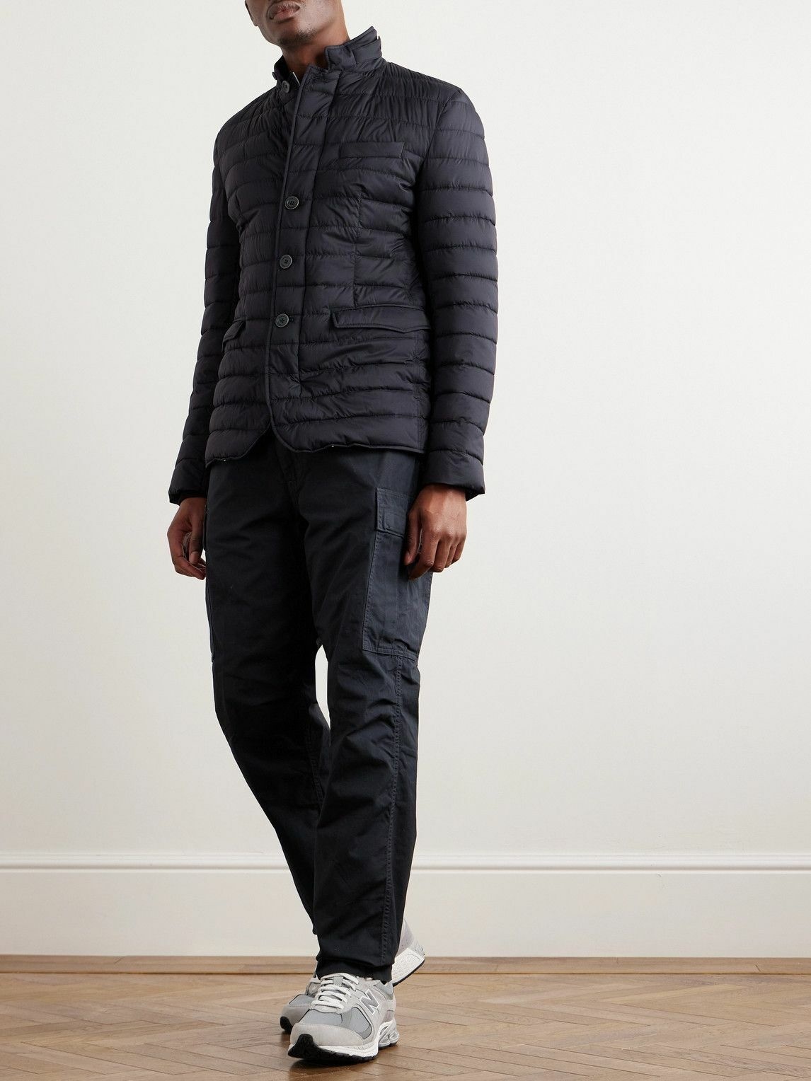 Herno - Legend Quilted Shell Down Jacket - Blue Herno