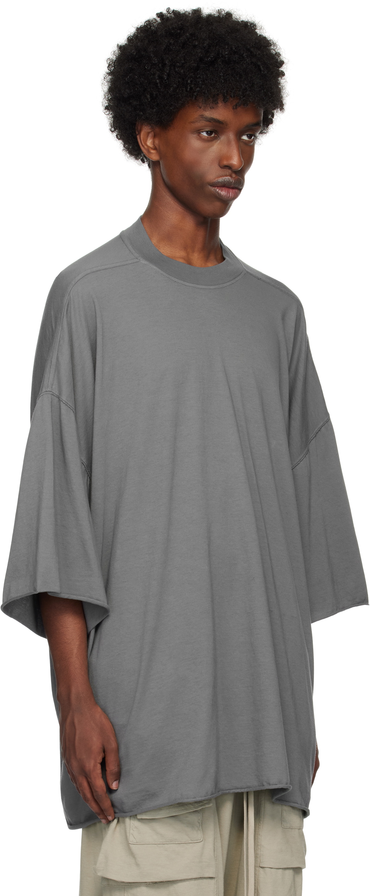 Rick Owens DRKSHDW Gray Porterville Tommy T-shirt Rick Owens