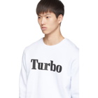 MSGM White Turbo Sweatshirt