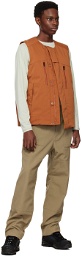Snow Peak Orange Fire-Resistant Down Vest