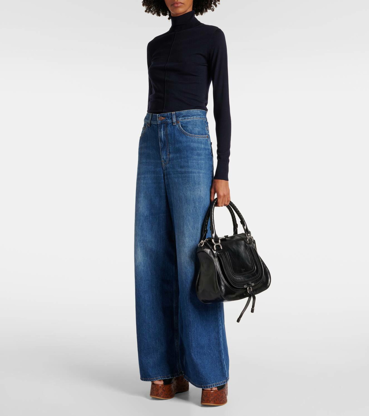 Chloé Marcie Large leather tote bag