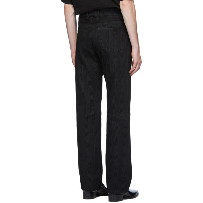 Linder Black Moire Effect Dimitri Jeans