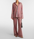 Oséree Lumière striped shirt