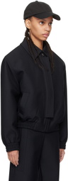 Fax Copy Express SSENSE Exclusive Black Jacket