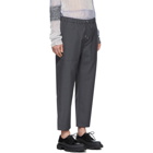 OAMC Grey Wool Drawcord Trousers