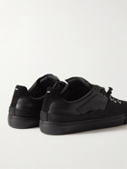 Maison Margiela - Suede-Trimmed Leather and Rubber Sneakers - Black