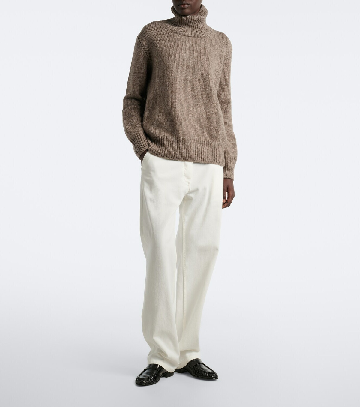 The Row Soft leather loafers