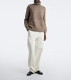 The Row Soft leather loafers