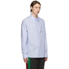 Gucci Blue GG Oxford Shirt