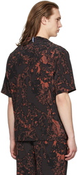 MCQ Black & Red Allover Print Shirt